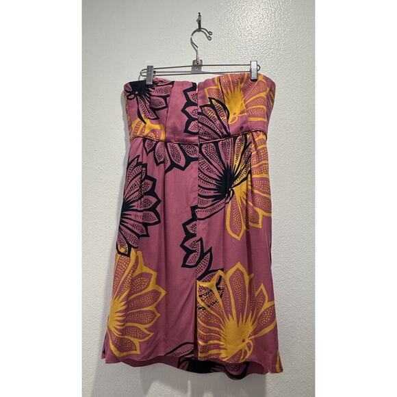 Sariah Women’s Multi Color Floral Print Strapless Dress Size 6 Floral Print Boho - Picture 2 of 9